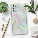Marbleized Swirling Colors v2 - Premium Vinyl Skin Decal for Samsung Galaxy S25 Ultra, S24, S23, S22 & All Galaxy S Models