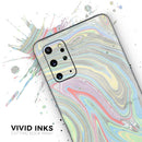 Marbleized Swirling Colors v2 - Premium Vinyl Skin Decal for Samsung Galaxy S25 Ultra, S24, S23, S22 & All Galaxy S Models