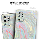 Marbleized Swirling Colors v2 - Premium Vinyl Skin Decal for Samsung Galaxy S25 Ultra, S24, S23, S22 & All Galaxy S Models