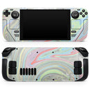 Marbleized Swirling Colors v2 // Vinyl Skin Wrap for Steam Deck OLED & Steam Deck (LCD) — Soft Matte or Ultra Gloss