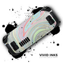Marbleized Swirling Colors v2 // Vinyl Skin Wrap for Steam Deck OLED & Steam Deck (LCD) — Soft Matte or Ultra Gloss