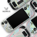 Marbleized Swirling Colors v2 // Vinyl Skin Wrap for Steam Deck OLED & Steam Deck (LCD) — Soft Matte or Ultra Gloss