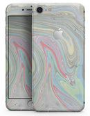 Marbleized Swirling Colors v2 - Skin-kit for the iPhone 8 or 8 Plus