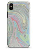Marbleized Swirling Colors v2 - iPhone X Clipit Case
