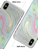 Marbleized Swirling Colors v2 - iPhone X Clipit Case