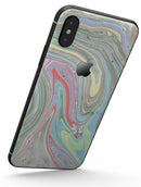 Marbleized Swirling Colors v2 - iPhone X Skin-Kit