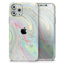 Marbleized Swirling Colors v2 - Vinyl Skin Wrap for iPhone 17 Pro Max, 17 Pro, 17 Air, 17, 16 & All Models — Soft Matte or Ultra Gloss