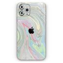 Marbleized Swirling Colors v2 - Vinyl Skin Wrap for iPhone 17 Pro Max, 17 Pro, 17 Air, 17, 16 & All Models — Soft Matte or Ultra Gloss