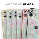 Marbleized Swirling Colors v2 - Vinyl Skin Wrap for iPhone 17 Pro Max, 17 Pro, 17 Air, 17, 16 & All Models — Soft Matte or Ultra Gloss