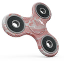 Marbleized Swirling Coral Full-Body Fidget Spinner Skin-Kit