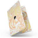 MacBook Pro with Touch Bar Skin Kit - Marbleized_Swirling_Coral_Gold-MacBook_13_Touch_V7.jpg?