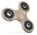 Marbleized Swirling Coral Gold Full-Body Fidget Spinner Skin-Kit