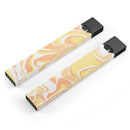 Marbleized Swirling Coral Gold - Premium Decal Protective Skin-Wrap Sticker compatible with the Juul Labs vaping device