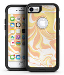 Marbleized Swirling Coral Gold - iPhone 7 or 8 OtterBox Case & Skin Kits