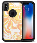 Marbleized Swirling Coral Gold - iPhone X OtterBox Case & Skin Kits