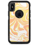 Marbleized Swirling Coral Gold - iPhone X OtterBox Case & Skin Kits