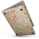 MacBook Pro with Touch Bar Skin Kit - Marbleized_Swirling_Coral_and_Yellow-MacBook_13_Touch_V6.jpg?