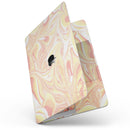 MacBook Pro with Touch Bar Skin Kit - Marbleized_Swirling_Coral_and_Yellow-MacBook_13_Touch_V7.jpg?