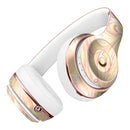 Marbleized Swirling Coral and Yellow Full-Body Skin Kit for the Beats by Dre Solo 3 Wireless Headphones