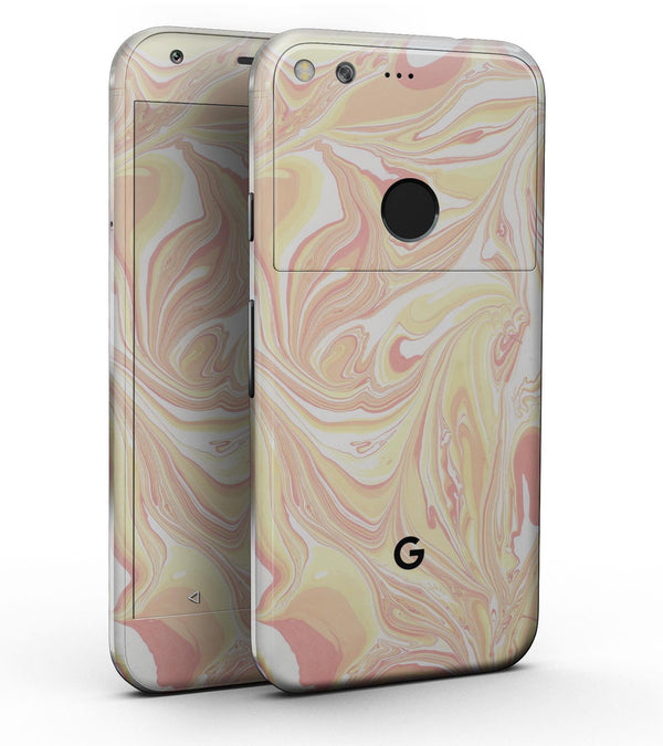 Marbleized_Swirling_Coral_and_Yellow_Google_Pixel_V1.jpg