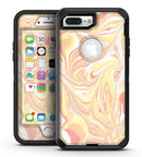 Marbleized Swirling Coral and Yellow - iPhone 7 Plus/8 Plus OtterBox Case & Skin Kits