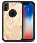 Marbleized Swirling Coral and Yellow - iPhone X OtterBox Case & Skin Kits