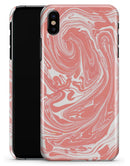 Marbleized Swirling Coral - iPhone X Clipit Case