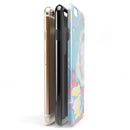 Marbleized Swirling Cotton Candy iPhone 6/6s or 6/6s Plus 2-Piece Hybrid INK-Fuzed Case