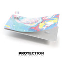 Marbleized Swirling Cotton Candy - Premium Protective Decal Skin-Kit for the Apple Credit Card