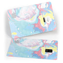 Marbleized Swirling Cotton Candy - Premium Protective Decal Skin-Kit for the Apple Credit Card