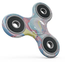 Marbleized Swirling Cotton Candy Full-Body Fidget Spinner Skin-Kit