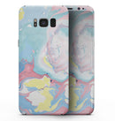 Marbleized Swirling Cotton Candy - Samsung Galaxy S8 Full-Body Skin Kit