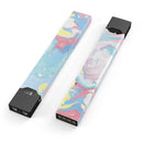 Marbleized Swirling Cotton Candy - Premium Decal Protective Skin-Wrap Sticker compatible with the Juul Labs vaping device
