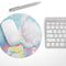 Marbleized Swirling Cotton Candy// WaterProof Rubber Foam Backed Anti-Slip Mouse Pad for Home Work Office or Gaming Computer Desk