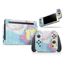 Marbleized Swirling Cotton Candy // Skin Decal Wrap Kit for Nintendo Switch Console & Dock, Joy-Cons, Pro Controller, Lite, 3DS XL, 2DS XL, DSi, or Wii - Vinyl Skin Wrap for Nintendo Switch 2, OLED, Lite, Pro Controller, Wii & Classic Handhelds