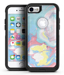 Marbleized Swirling Cotton Candy - iPhone 7 or 8 OtterBox Case & Skin Kits