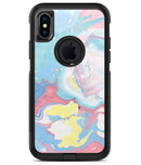 Marbleized Swirling Cotton Candy - iPhone X OtterBox Case & Skin Kits