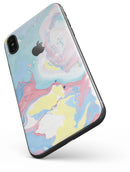 Marbleized Swirling Cotton Candy - iPhone X Skin-Kit