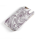 Marbleized Swirling Dark Purple iPhone 6/6s or 6/6s Plus 2-Piece Hybrid INK-Fuzed Case