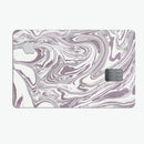 Marbleized Swirling Dark Purple - Premium Protective Decal Skin-Kit for the Apple Credit Card