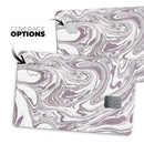 Marbleized Swirling Dark Purple - Premium Protective Decal Skin-Kit for the Apple Credit Card
