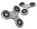 Marbleized Swirling Dark Purple Full-Body Fidget Spinner Skin-Kit