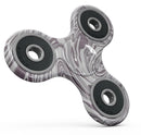 Marbleized Swirling Dark Purple Full-Body Fidget Spinner Skin-Kit