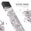 Marbleized Swirling Dark Purple - Premium Decal Protective Skin-Wrap Sticker compatible with the Juul Labs vaping device