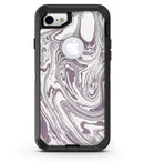 Marbleized Swirling Dark Purple - iPhone 7 or 8 OtterBox Case & Skin Kits