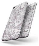 Marbleized Swirling Dark Purple - Skin-kit for the iPhone 8 or 8 Plus