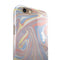Marbleized Swirling Fun Coral iPhone 6/6s or 6/6s Plus 2-Piece Hybrid INK-Fuzed Case