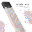 Marbleized Swirling Fun Coral - Premium Decal Protective Skin-Wrap Sticker compatible with the Juul Labs vaping device