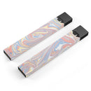 Marbleized Swirling Fun Coral - Premium Decal Protective Skin-Wrap Sticker compatible with the Juul Labs vaping device