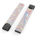 Marbleized Swirling Fun Coral - Premium Decal Protective Skin-Wrap Sticker compatible with the Juul Labs vaping device
